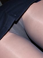 Leggy mature milf in nylons suck