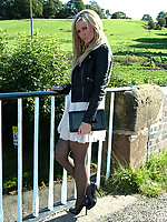 Shoe sniffing stockings